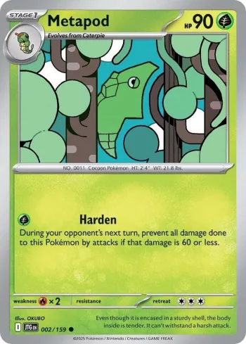 Metapod – SV09: Journey Together 002/159 / Common