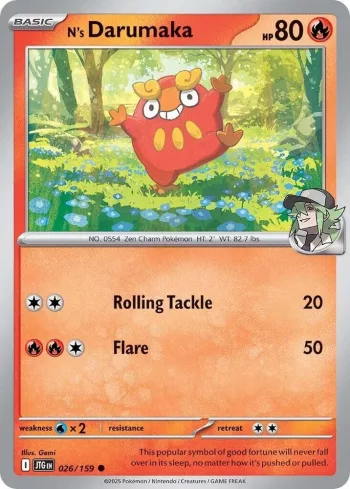 N's Darumaka – SV09: Journey Together 026/159 / Common