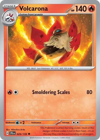 Volcarona – SV09: Journey Together 029/159 / Uncommon