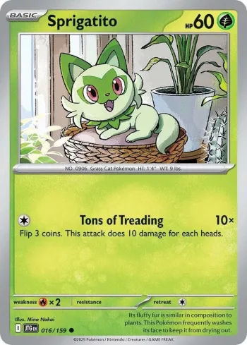 Sprigatito – SV09: Journey Together 016/159 / Uncommon