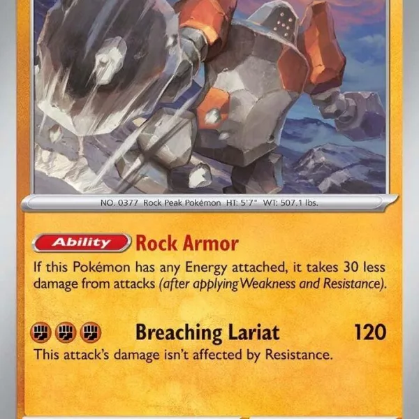 Regirock – SV09: Journey Together 082/159 / Rare