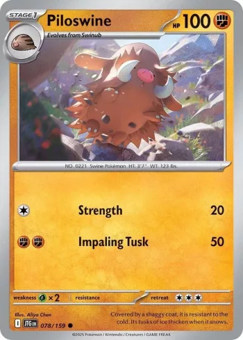 Piloswine – SV09: Journey Together 078/159 / Common
