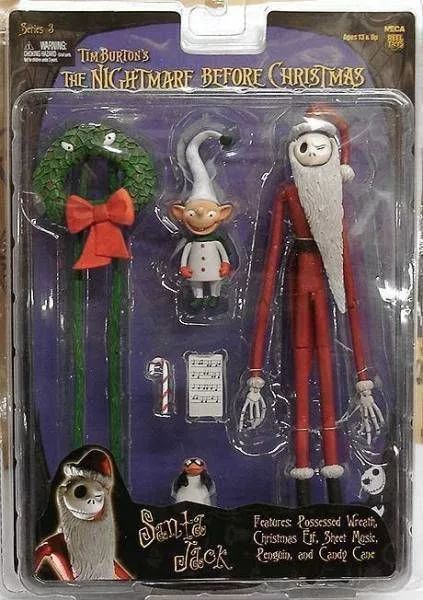 Santa Jack: Nightmare Before Christmas - NECA Series 3 Figure New Unopened