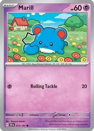 Marill – SV08: Surging Sparks (SSP) 073/191 / Common