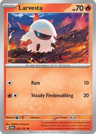 Larvesta – SV08: Surging Sparks (SSP) 024/191 / Common