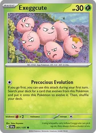 Exeggcute – SV08: Surging Sparks (SSP) 001/191 / Common