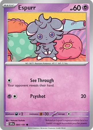 Espurr – SV08: Surging Sparks (SSP) 084/191 / Common