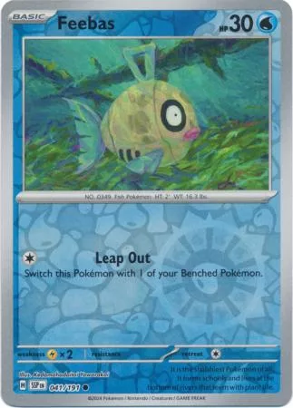 Feebas – SV08: Surging Sparks (SSP) 041/191 / Common Reverse Holo