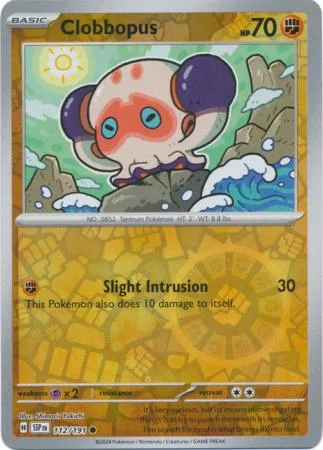 Clobbopus – SV08: Surging Sparks (SSP) 112/191 / Common Reverse Holo