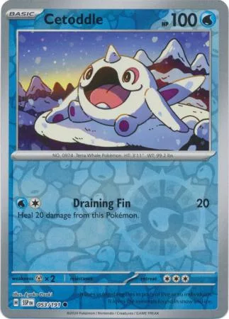 Cetoddle – SV08: Surging Sparks (SSP) 053/191 / Common Reverse Holo