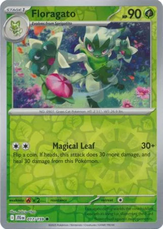 Floragato – SV09: Journey Together 017/159 / Common Reverse Holo