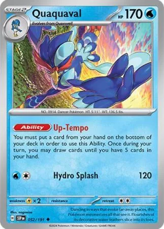 Quaquaval – SV08: Surging Sparks (SSP) 052/191 / Uncommon